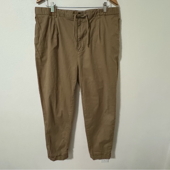 Todd Snyder Modern Chino Trouser Khaki Drawstring Cuffed Business Casual-XXL